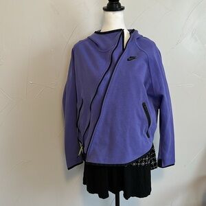 Nike Techwear Purple Asymmetric Zip XL